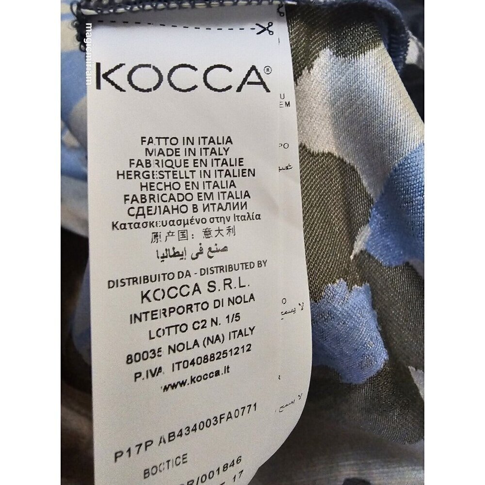 New KOCCA QATAR Formal Floral Dress - made in Italy - Picture 12 of 12